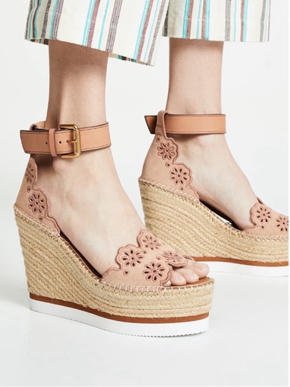 •See By Chloe• Glyn espadrille wedge sandal